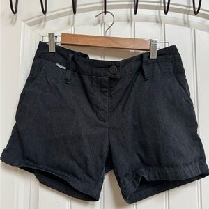 Icebreaker Charcoal Grey Wool/Cotton Blend 4” inseam Shorts. Size 8/29 (Flaw)